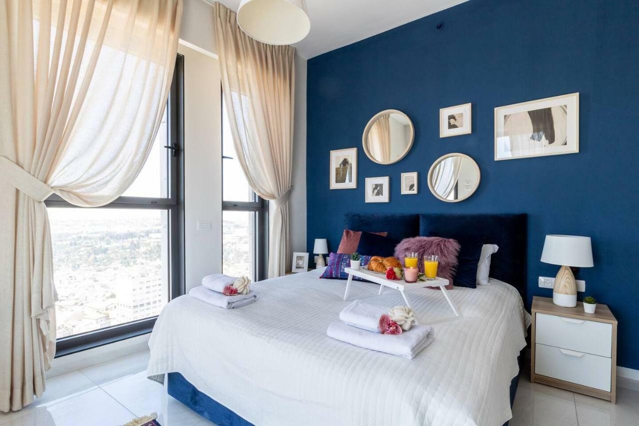Magical 3Br/Parking With Amazing View, City Center 耶路撒冷 外观 照片